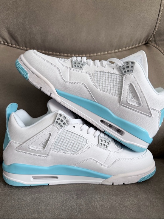 Jordan Other - Jordan White and Light Blue Retro Sneakers